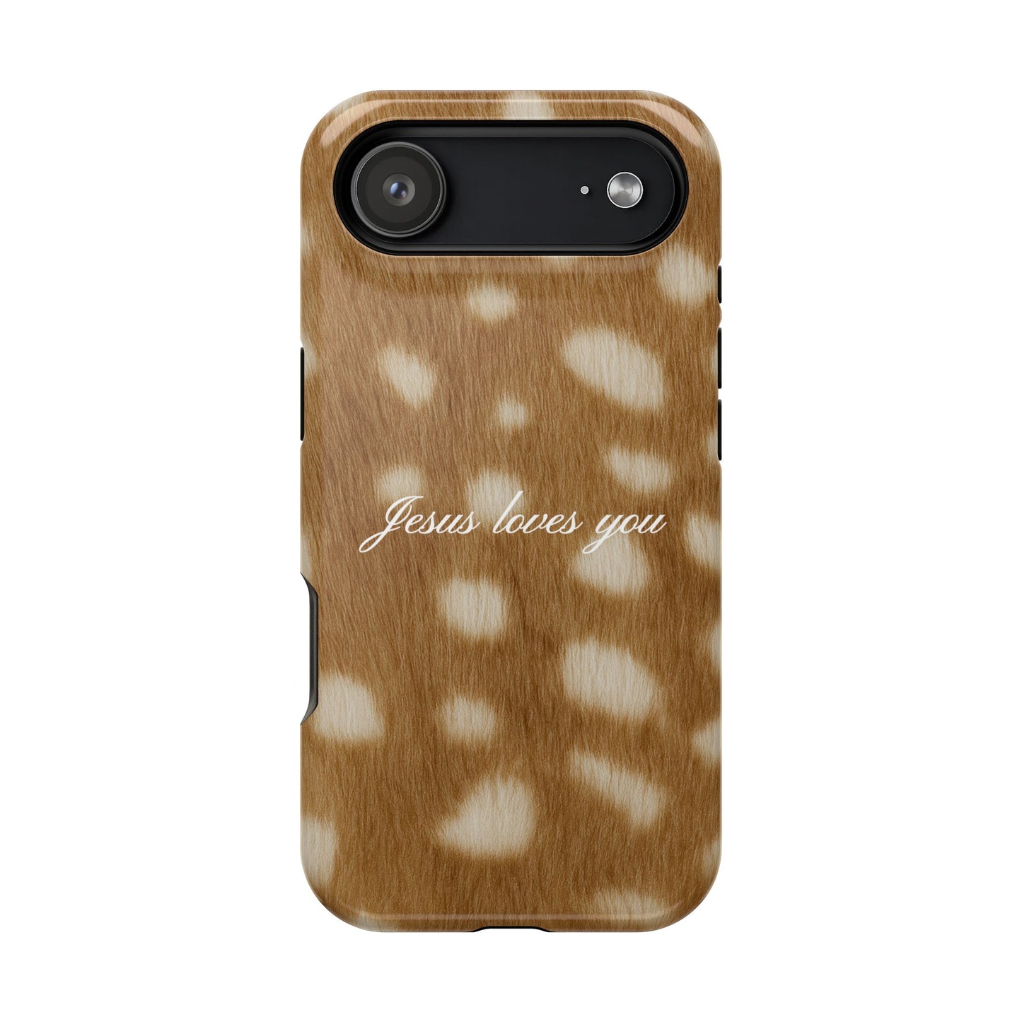 Jesus loves you Fawn MagSafe Phone Case