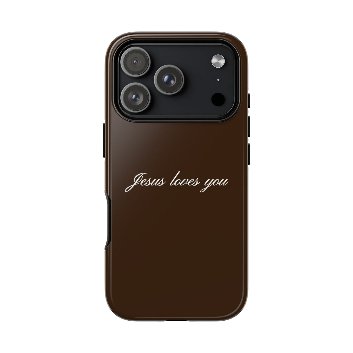 Jesus loves you Espresso Phone Case