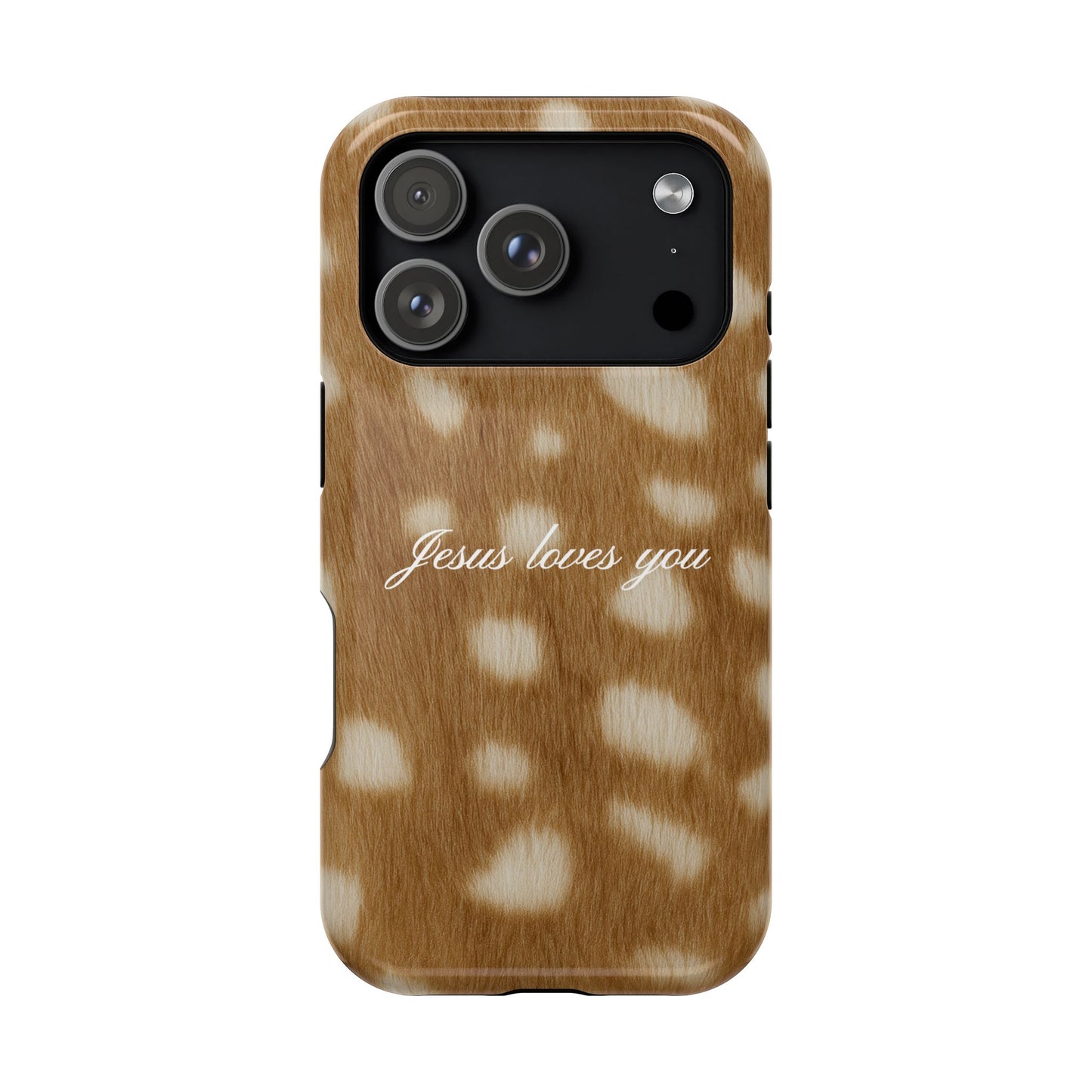 Jesus loves you Fawn MagSafe Phone Case