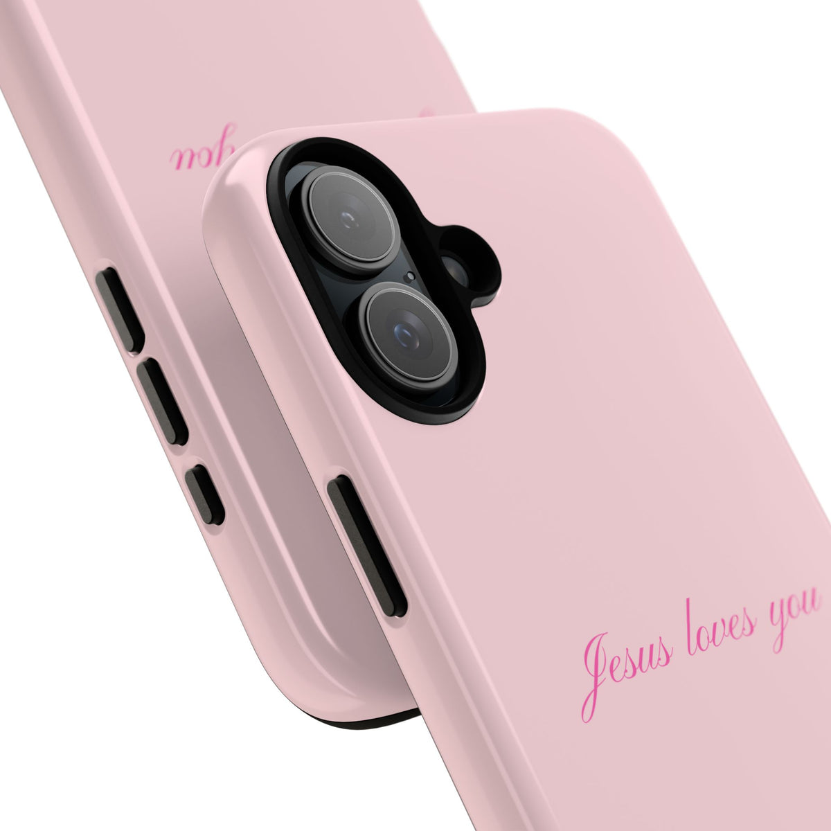 Jesus loves you Baby Pink Phone Case