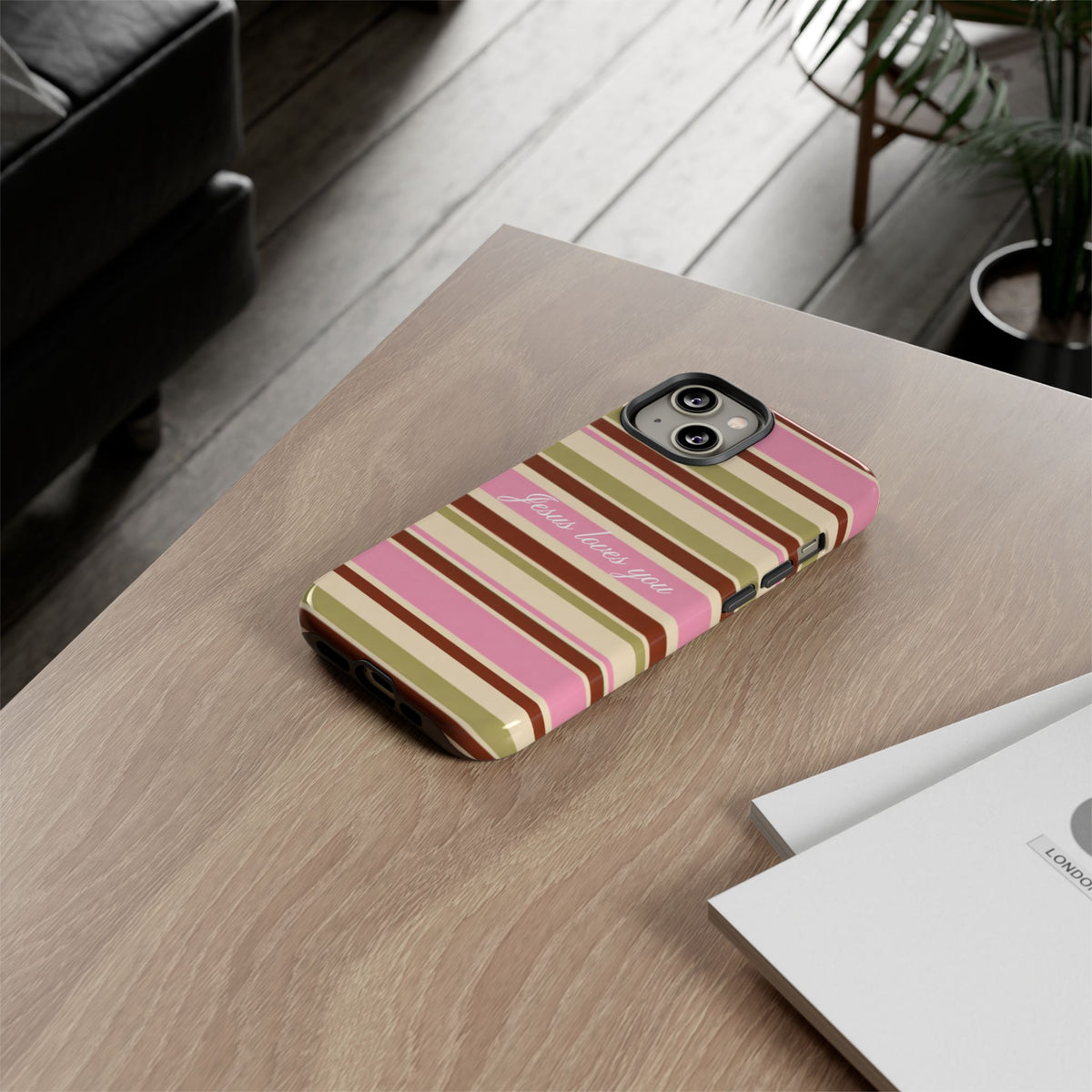 Jesus Loves You Neapolitan Phone Case