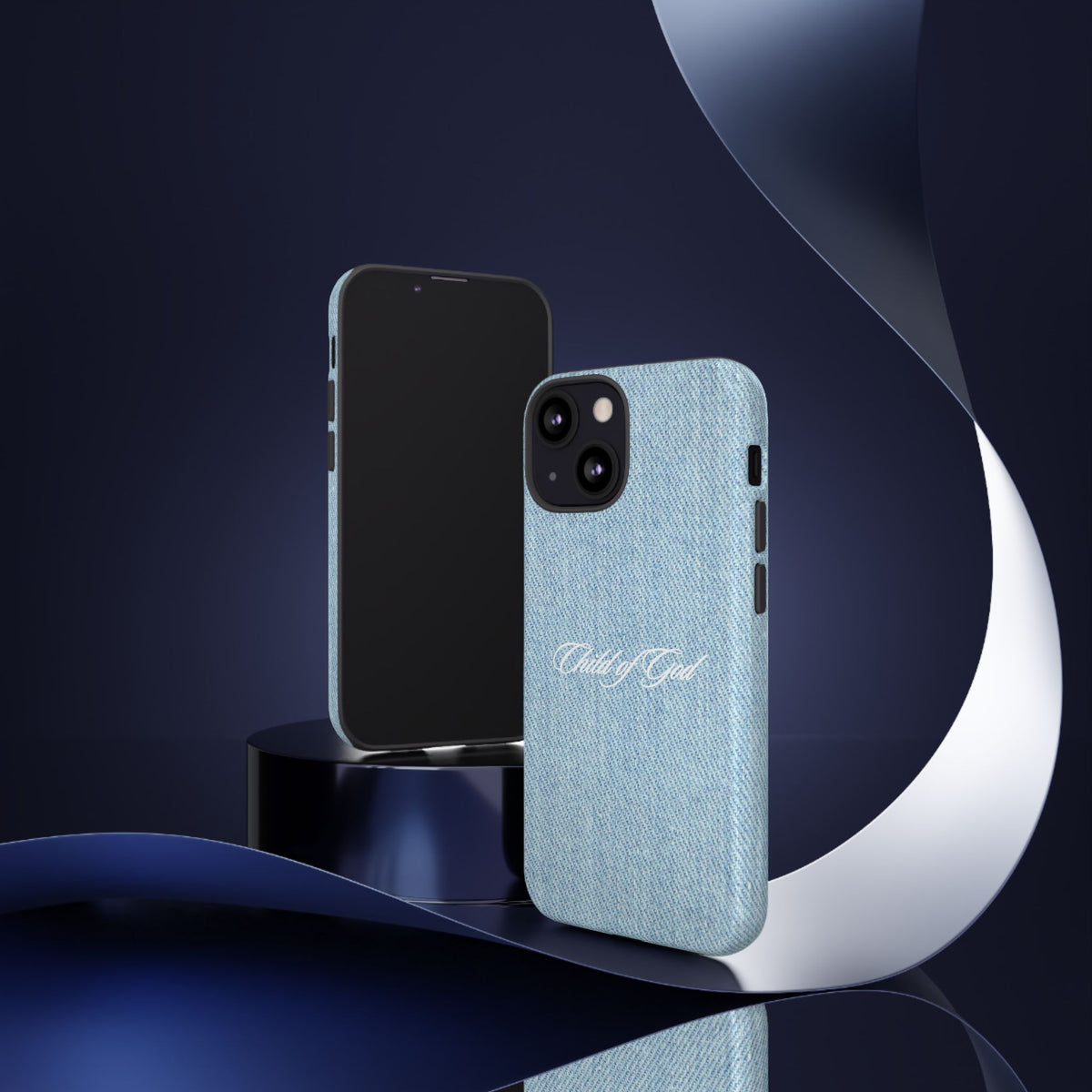 Child of God Denim Phone Case