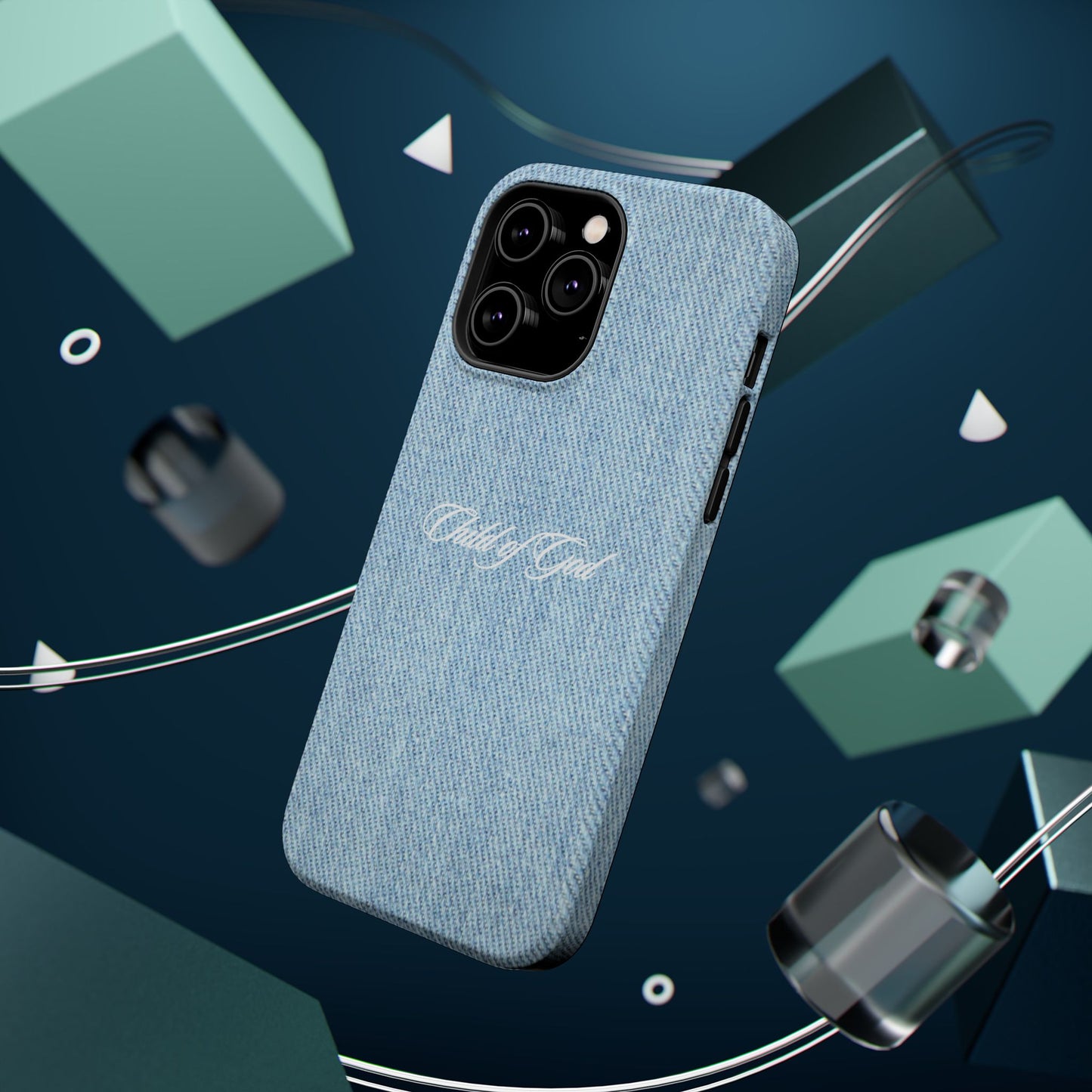 Child of God Denim Phone Case MagSafe