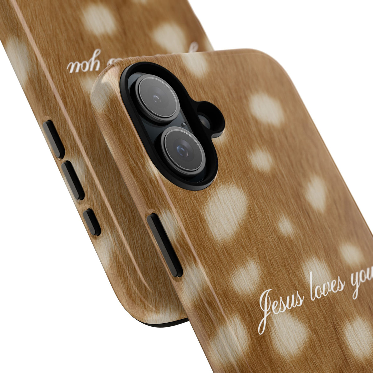 Jesus loves you Fawn Phone Case