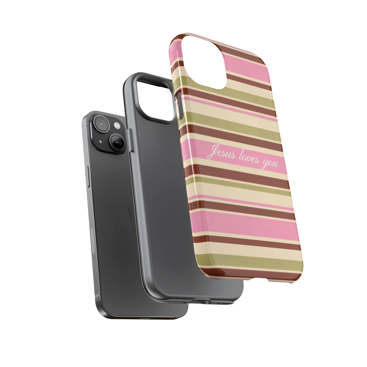 Jesus Loves You Neapolitan Phone Case