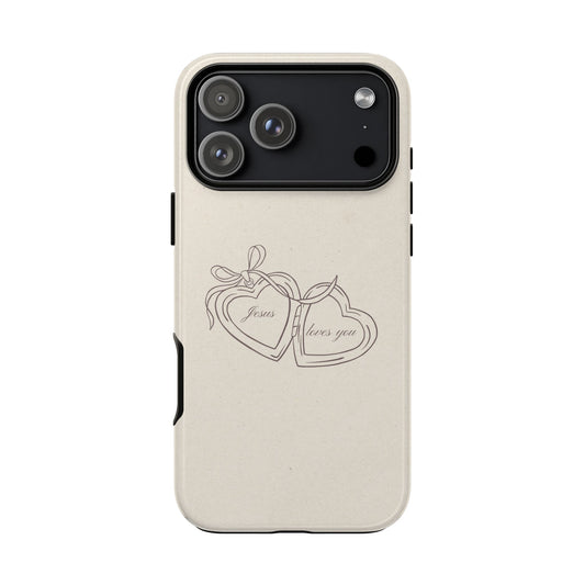 Jesus loves you Locket Phone Case