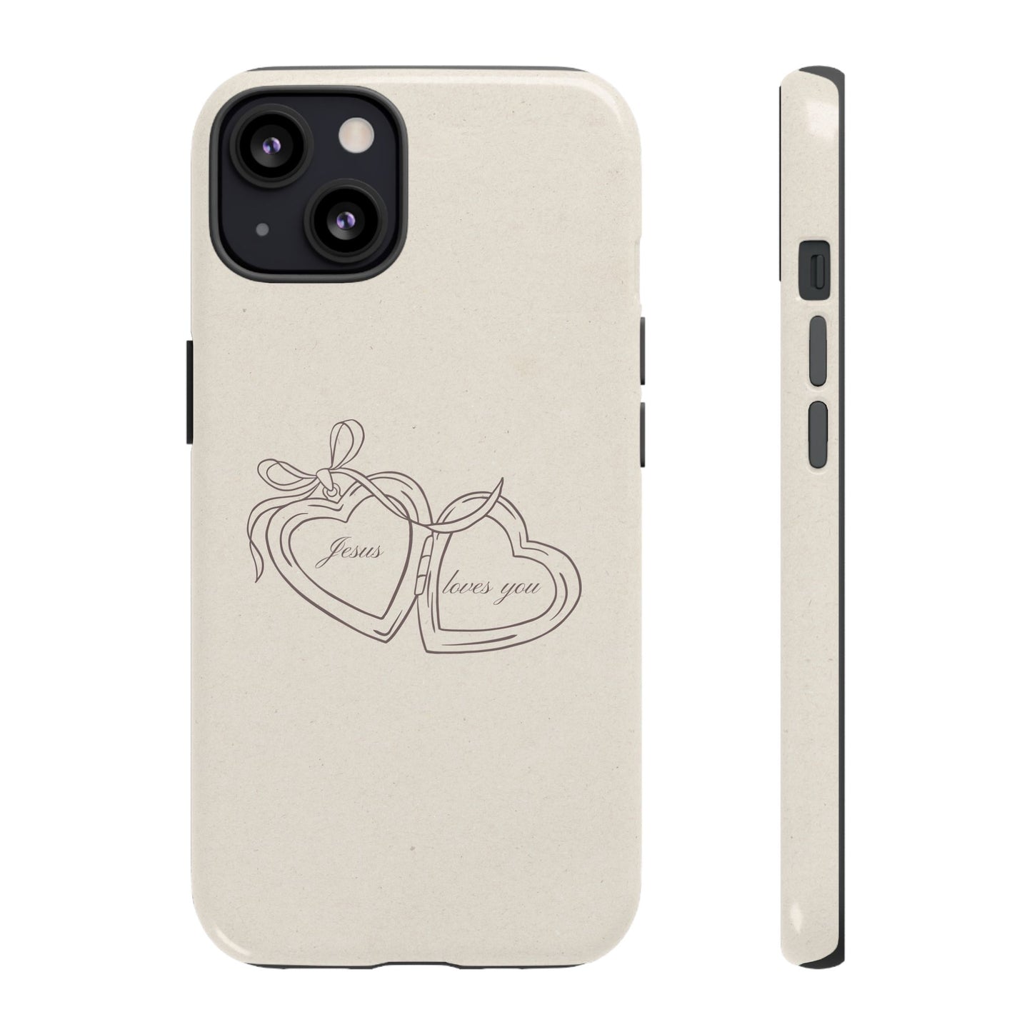 Locket Jesus loves you Phone Case