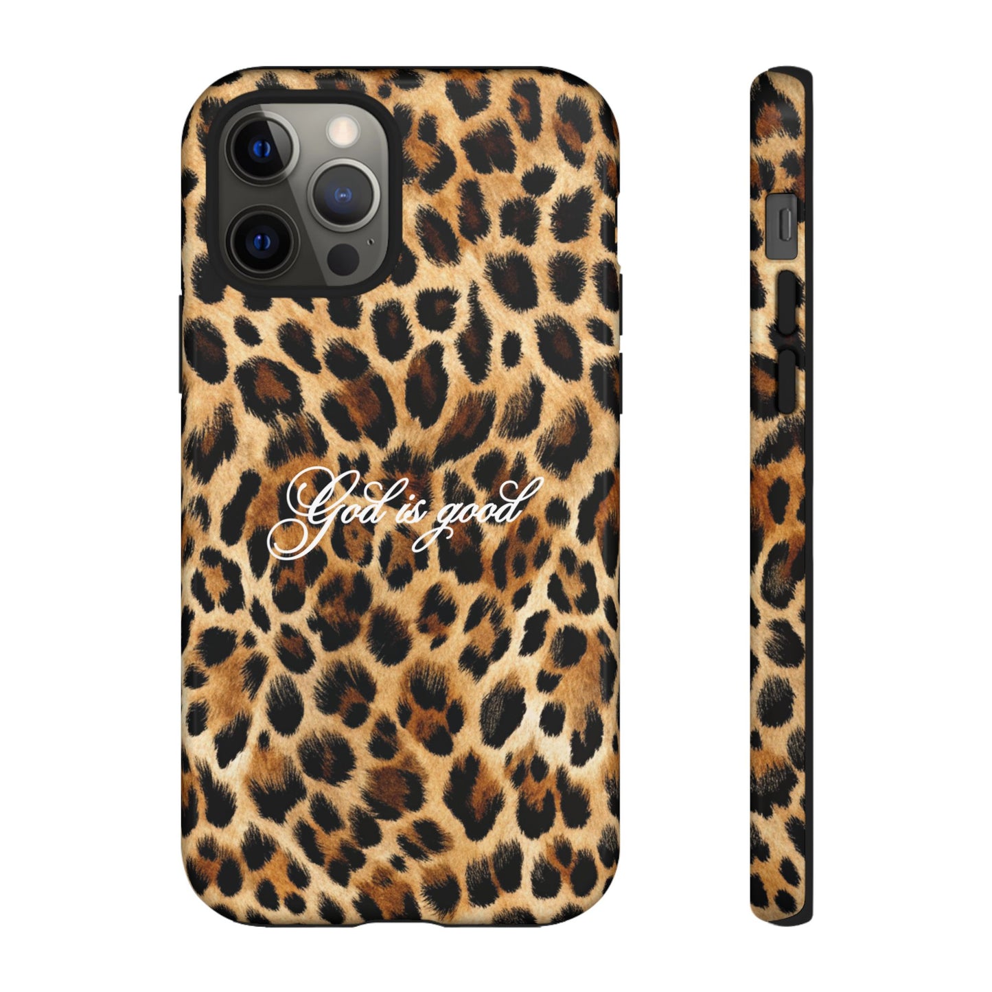God is good Leopard Phone Case