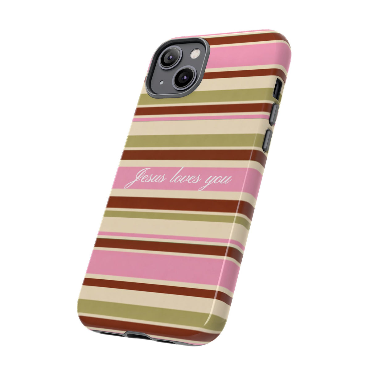 Jesus Loves You Neapolitan Phone Case