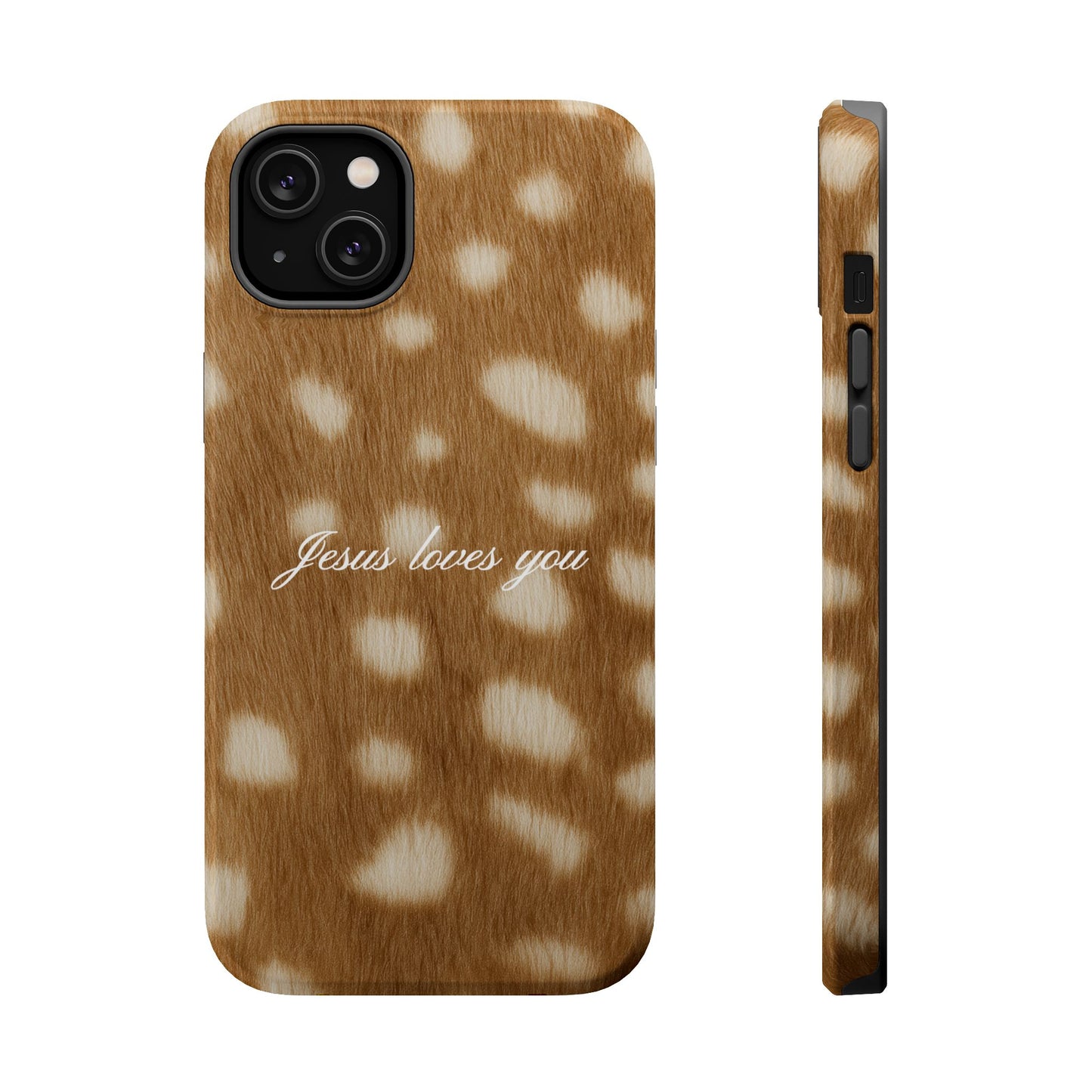 Jesus loves you Fawn MagSafe Phone Case