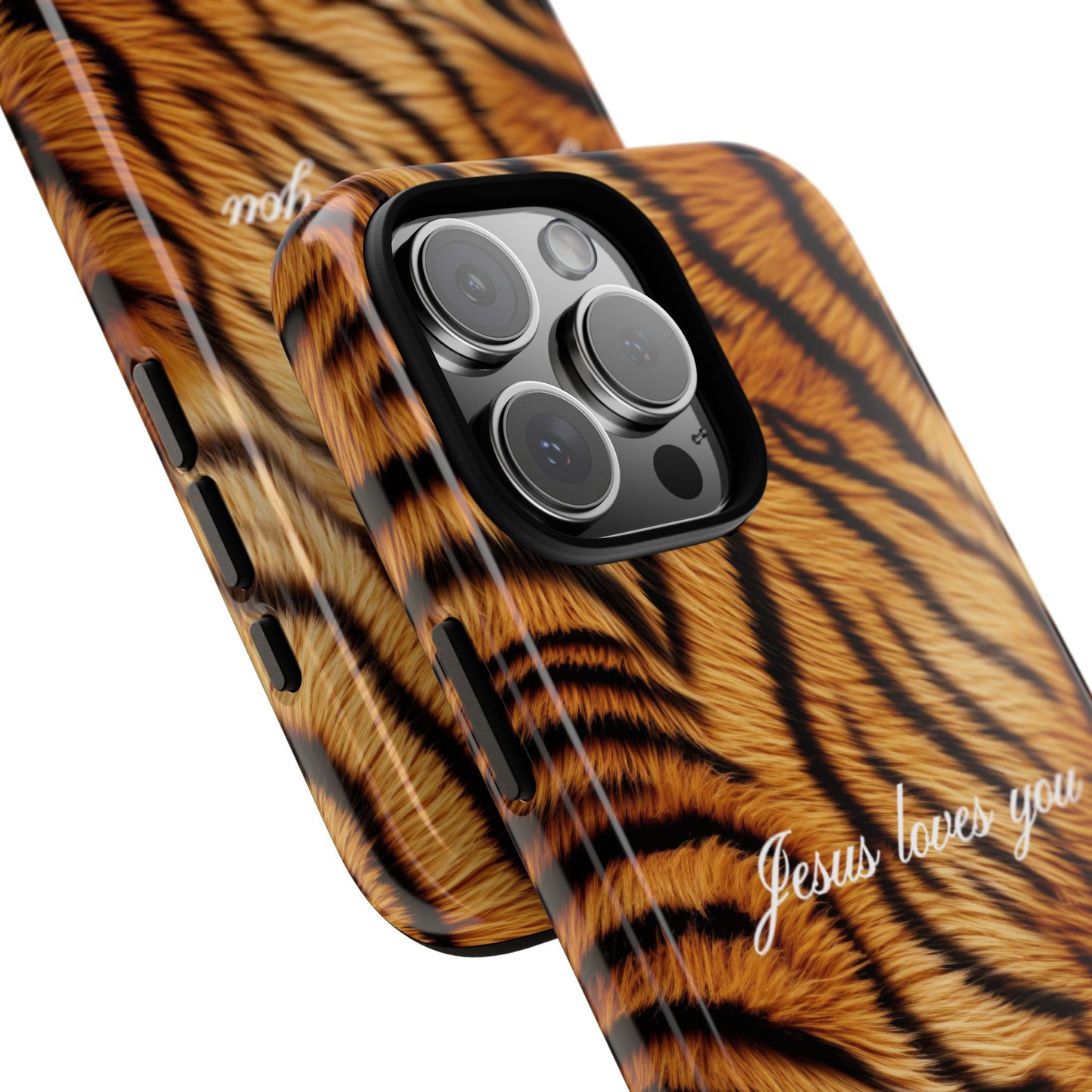 Jesus Loves You Tiger Phone Case