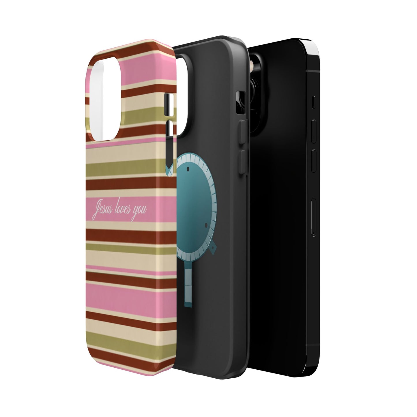 Jesus Loves You Neapolitan MagSafe Phone Case
