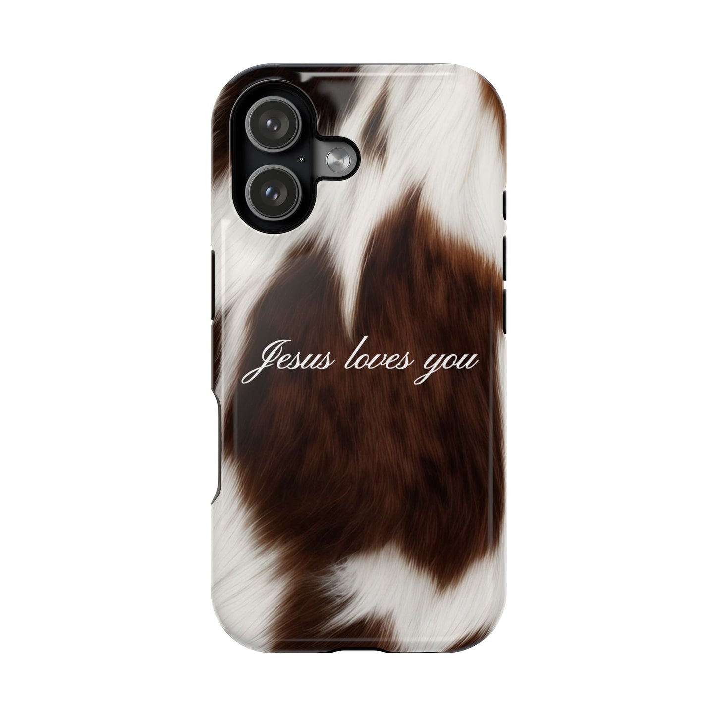 Jesus loves you Cow MagSafe Phone Case