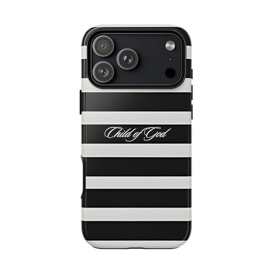 Child of God Striped Phone Case