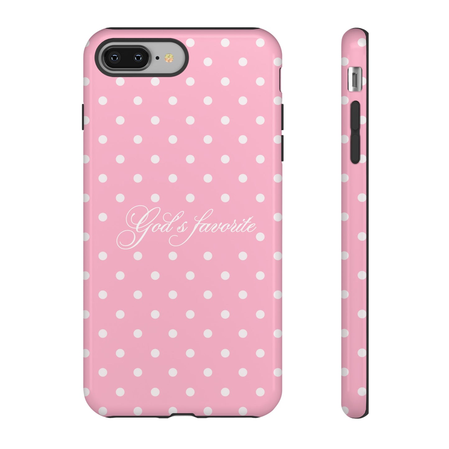 God’s favorite Pink Polka Dot Phone Case