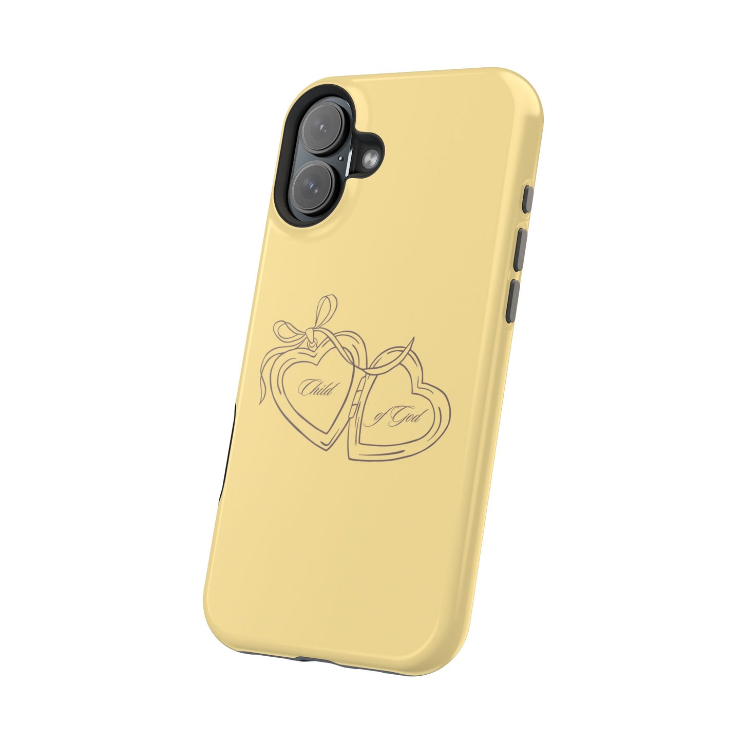Child of God Butter Yellow Locket Phone Case MagSafe
