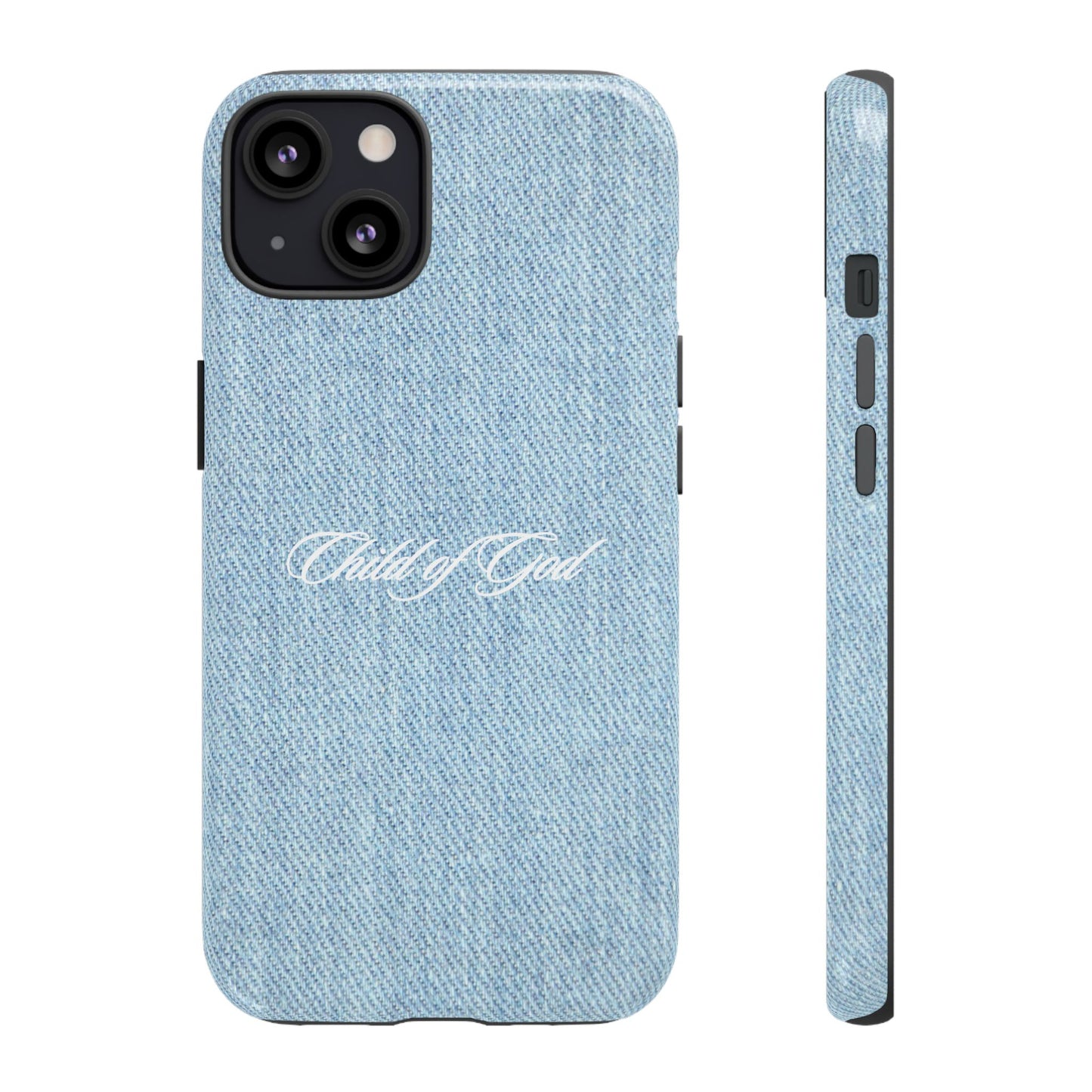 Child of God Denim Phone Case
