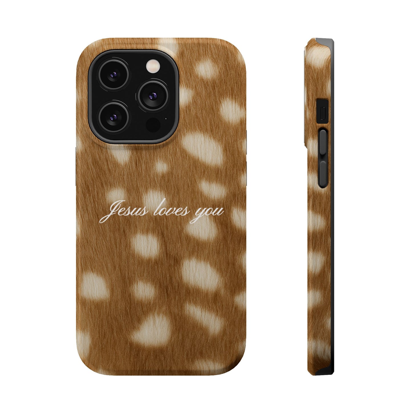 Jesus loves you Fawn MagSafe Phone Case