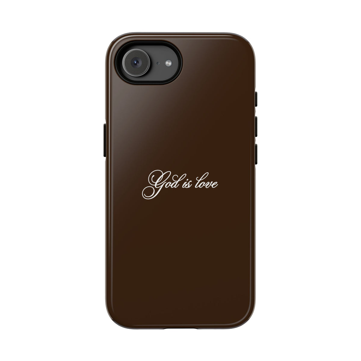 God is Love Espresso Phone Case
