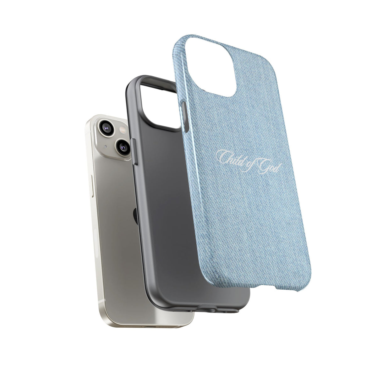 Child of God Denim Phone Case