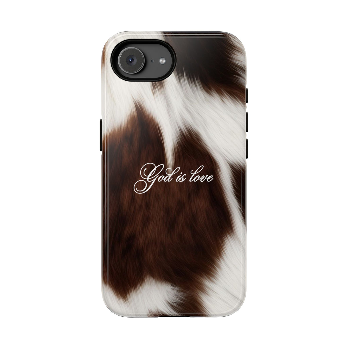 God is love Cow phone case
