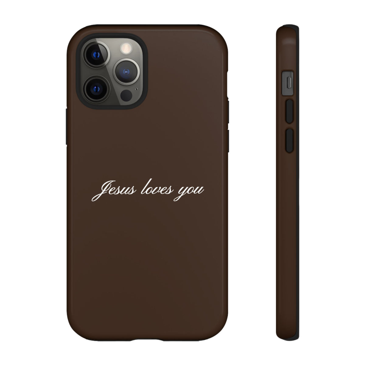 Jesus loves you Espresso Phone Case