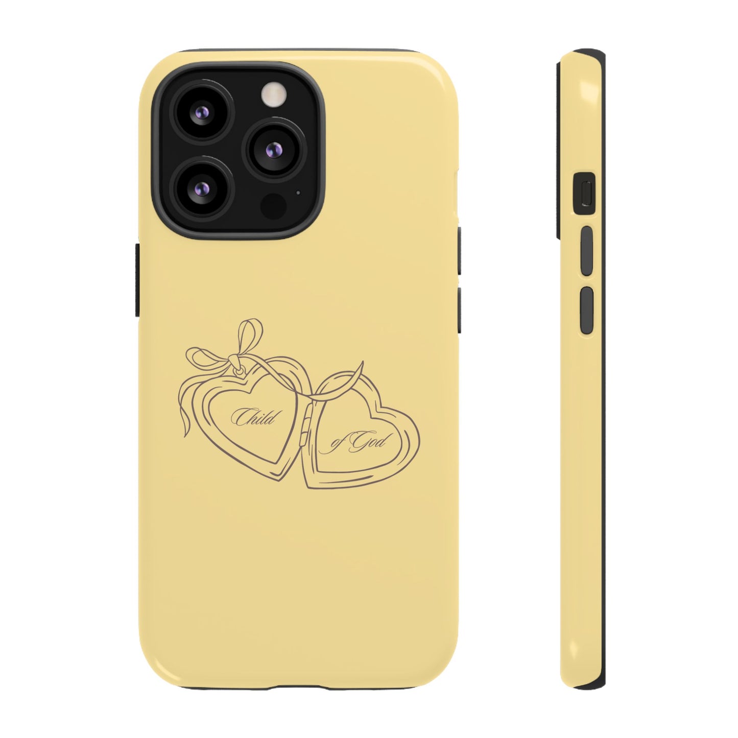Child of God Butter Yellow Locket Phone Case