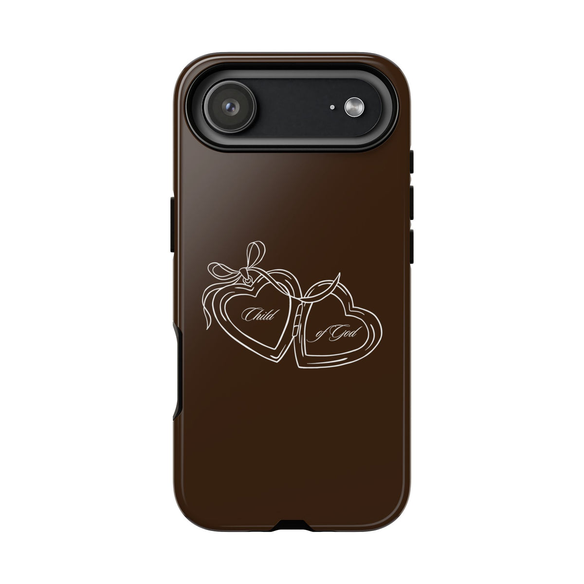 Child of God Espresso Locket Phone Case