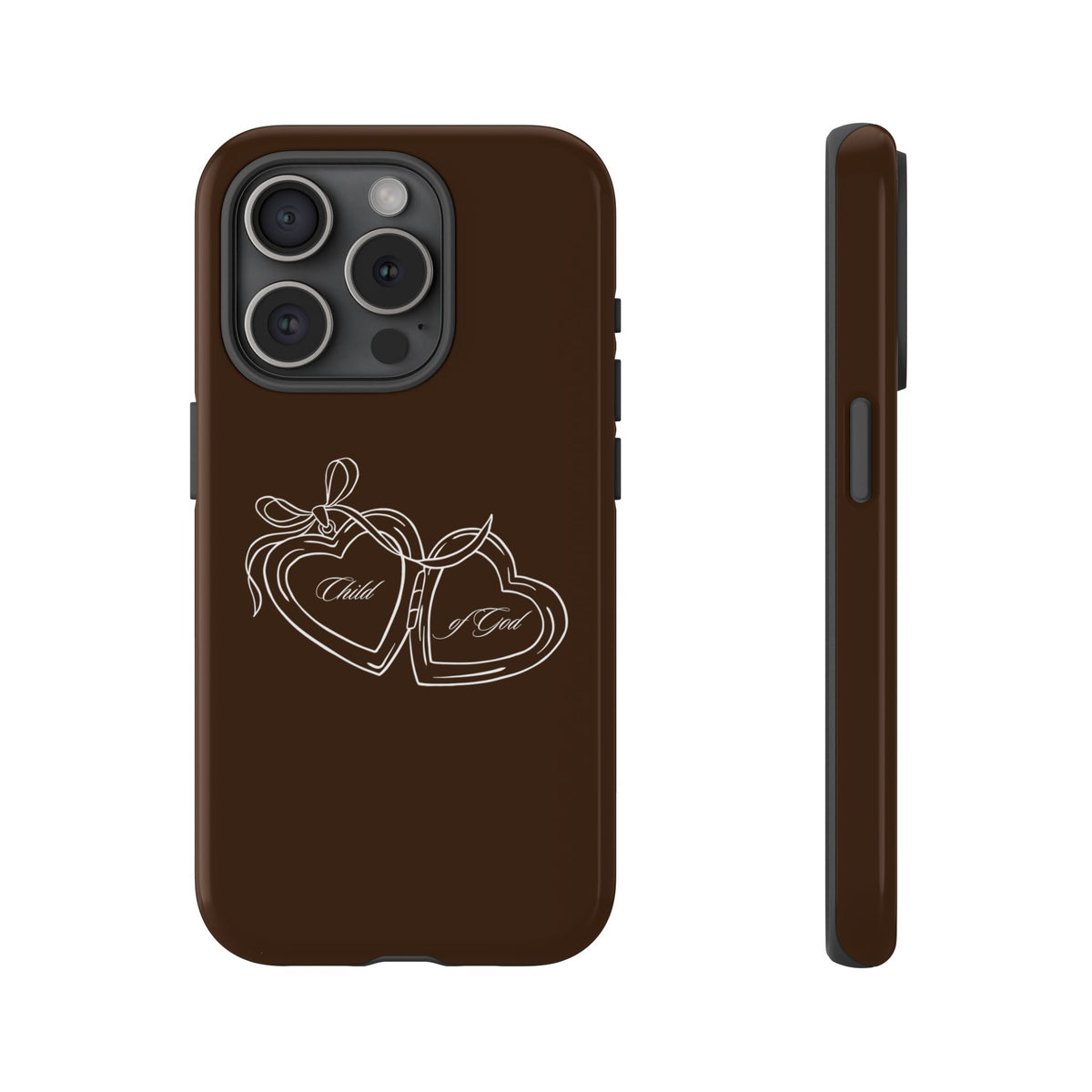 Child of God Espresso Locket Phone Case