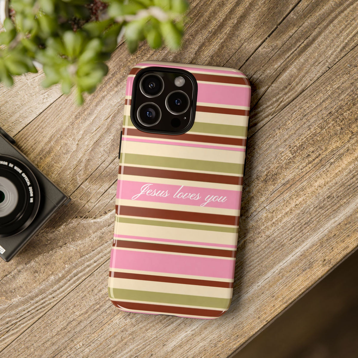 Jesus Loves You Neapolitan Phone Case