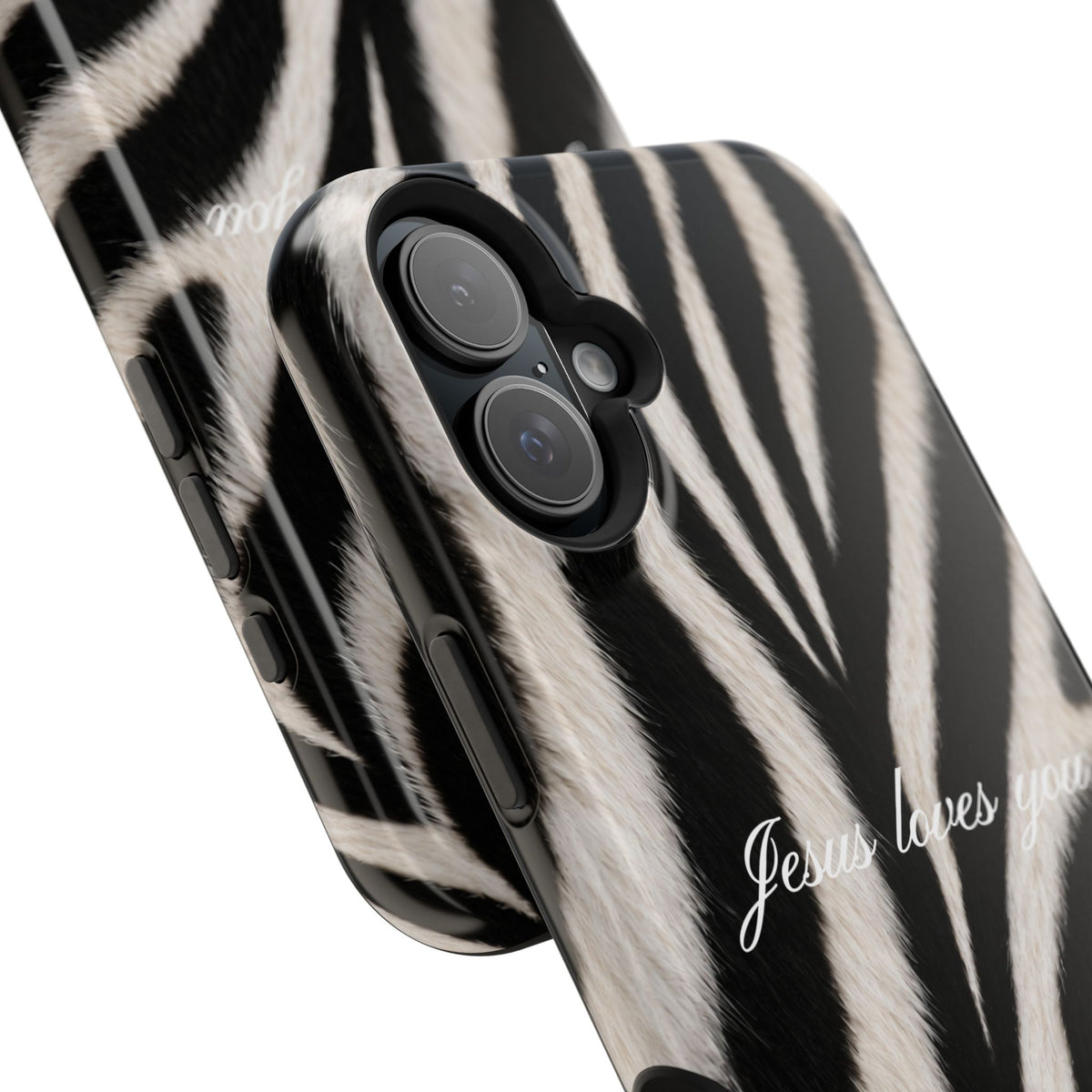 Jesus loves you Zebra MagSafe Phone Case