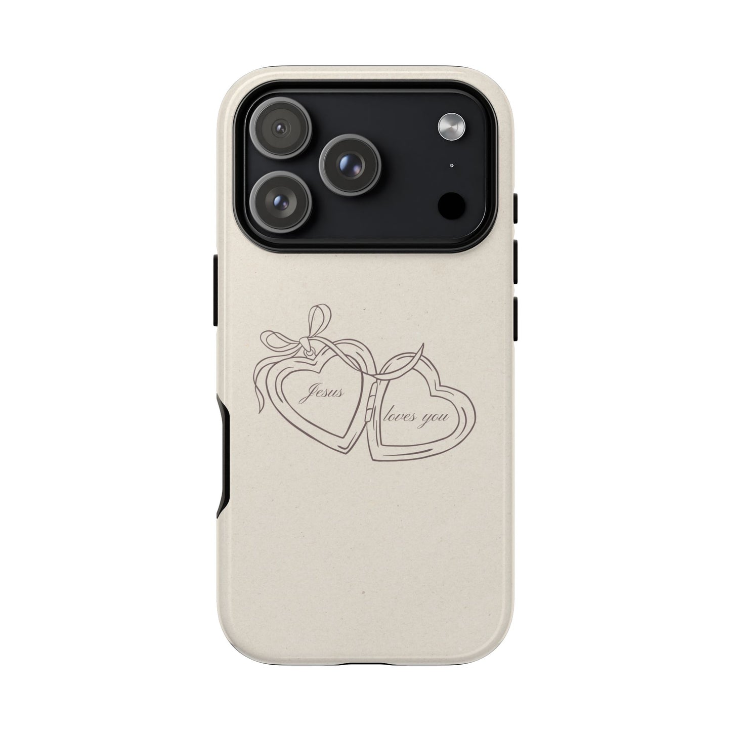 Locket Jesus loves you Phone Case