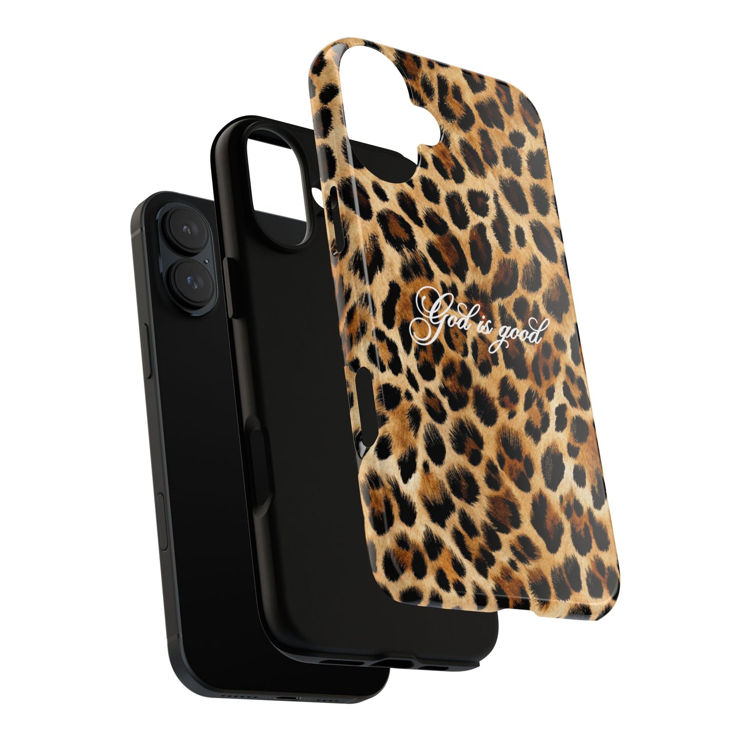 God is good Leopard Print Phone Case