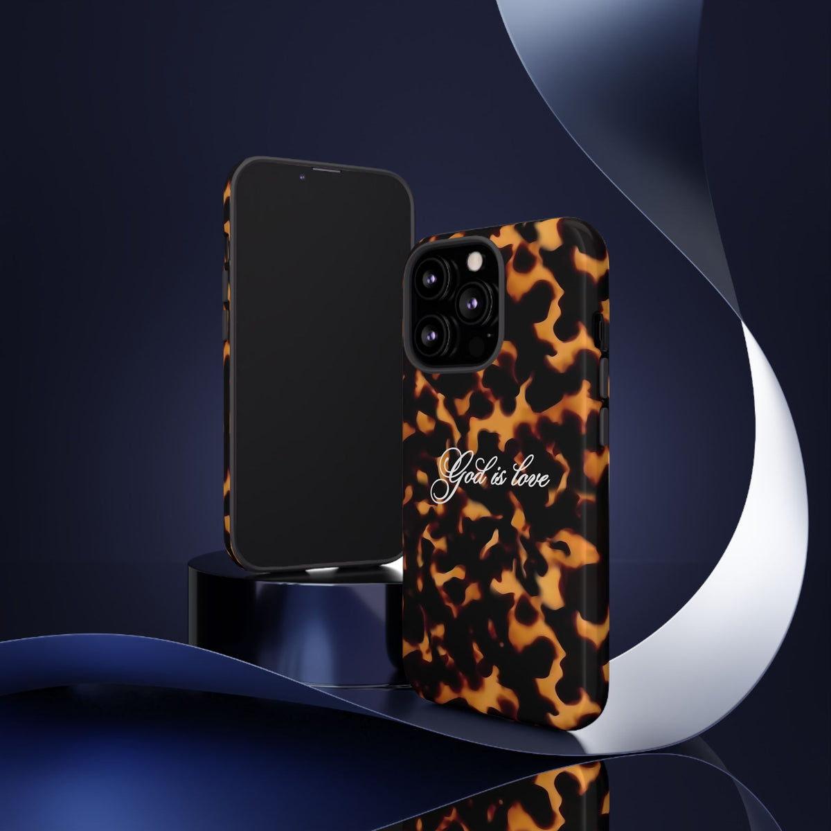 God is love Tortoise shell phone case