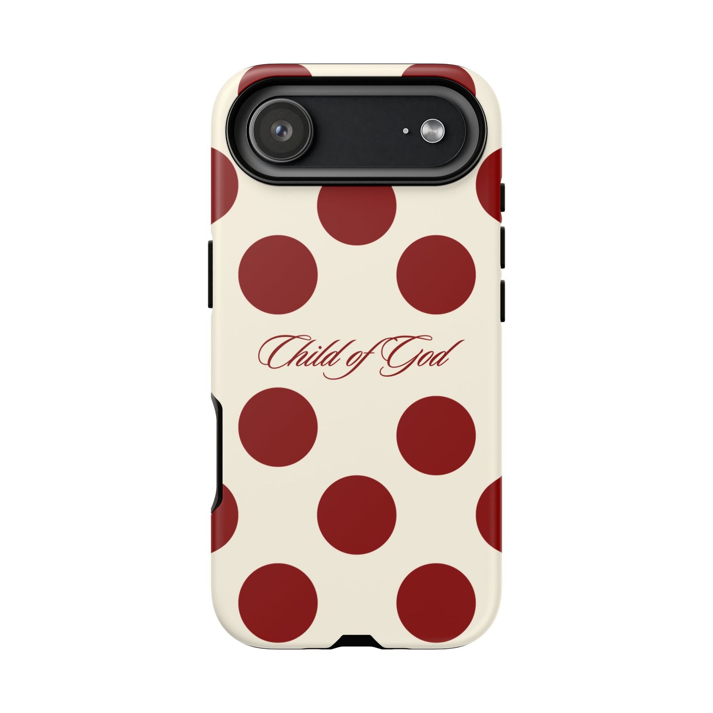 Child of God Red and Créame Phone Case