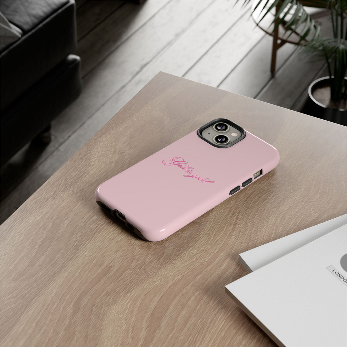 God is good Baby Pink Phone Case