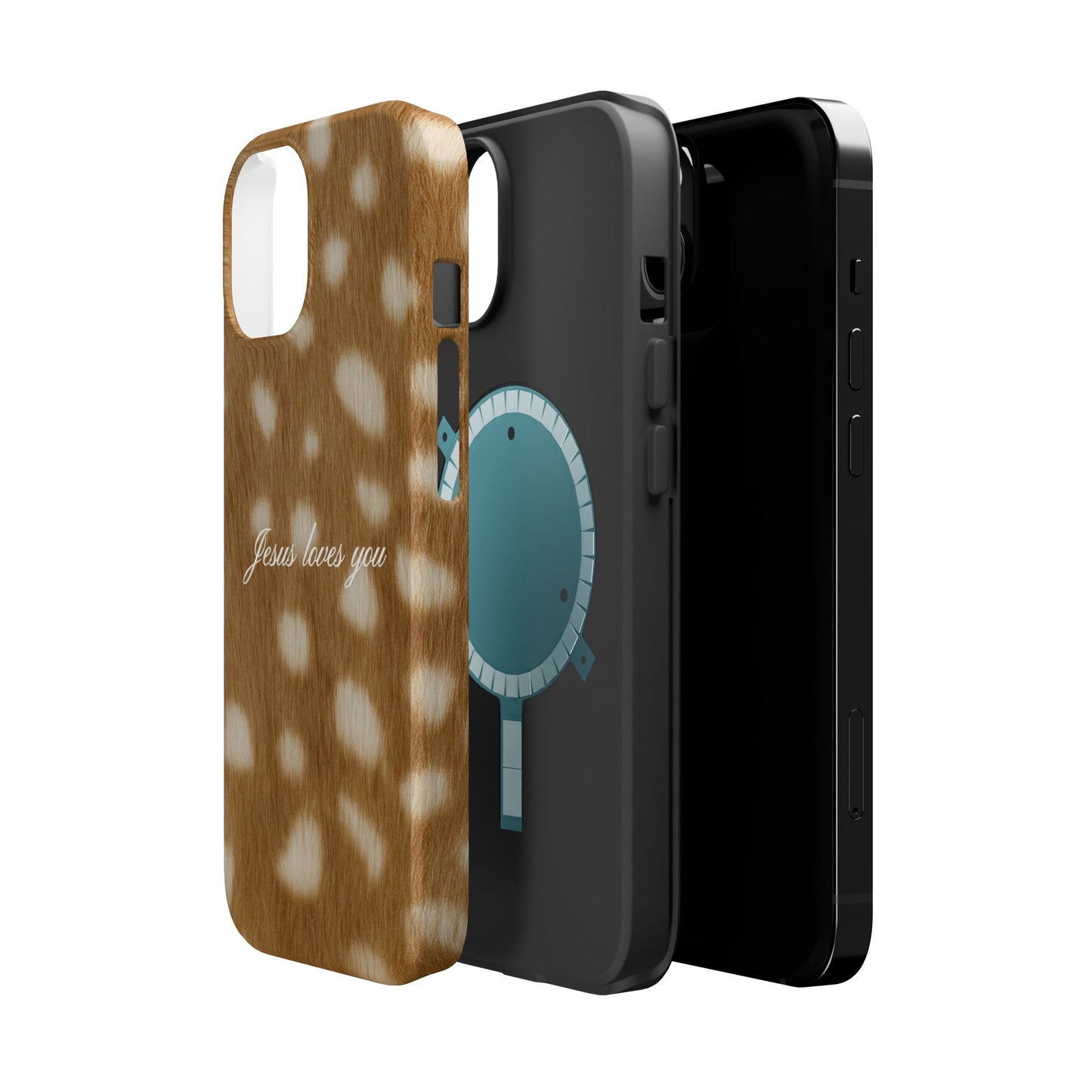 Jesus loves you Fawn MagSafe Phone Case
