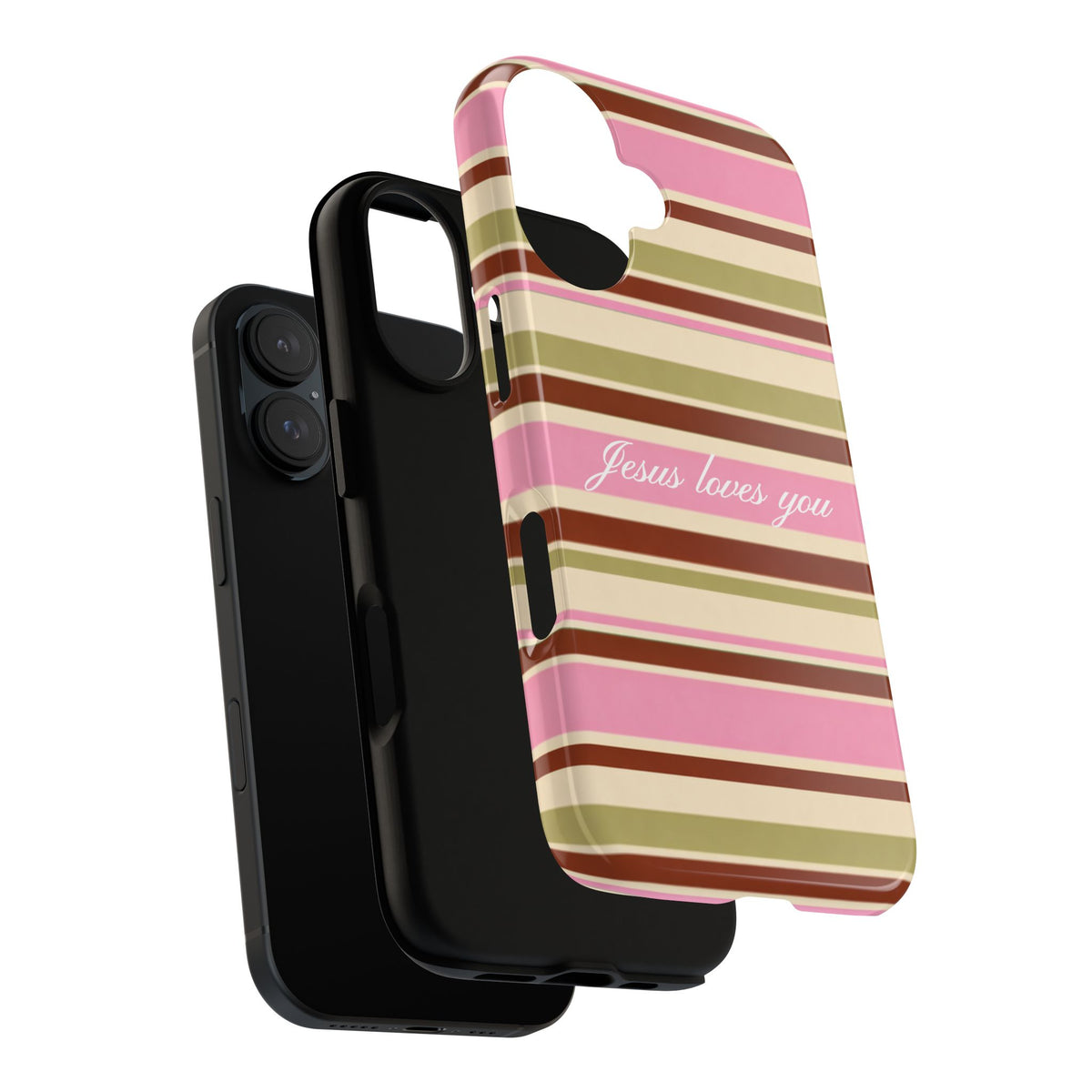 Jesus Loves You Neapolitan Phone Case