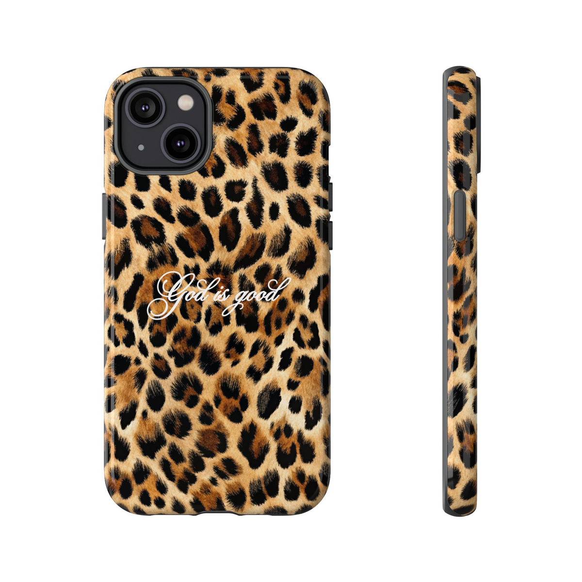 God is good Leopard Phone Case