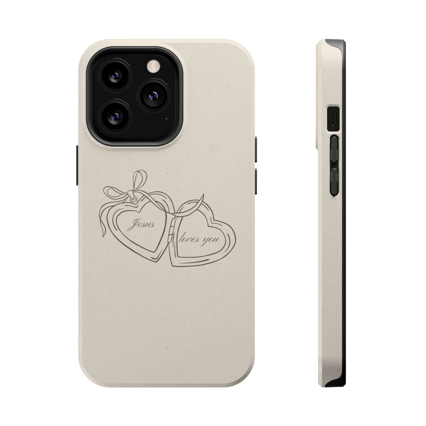 Jesus loves you Locket MagSafe Phone Case