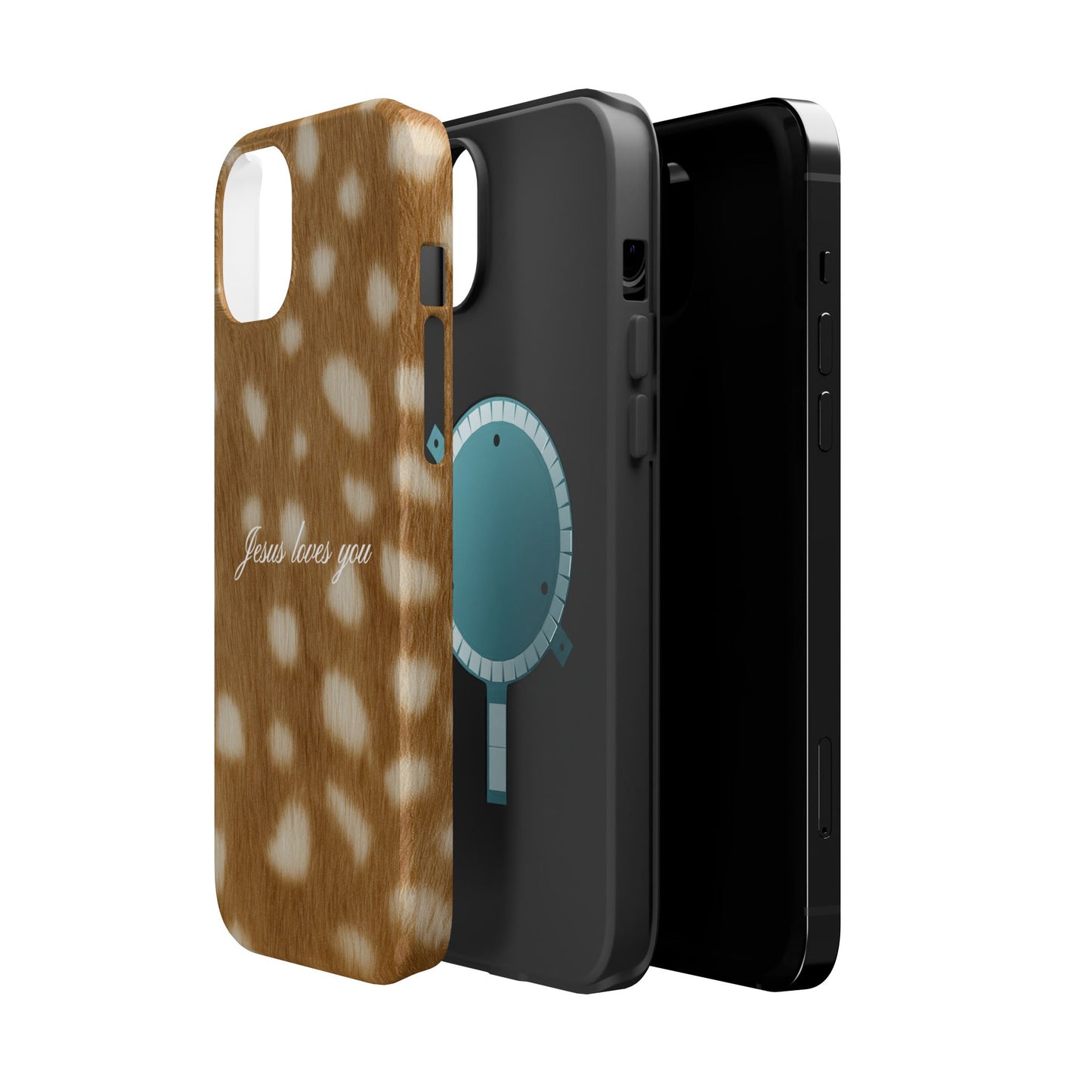Jesus loves you Fawn MagSafe Phone Case