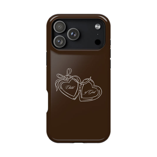 Child of God Locket Espresso Phone Case MagSafe
