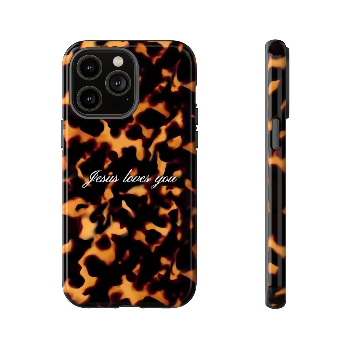 Jesus loves you Tortoise Phone Case