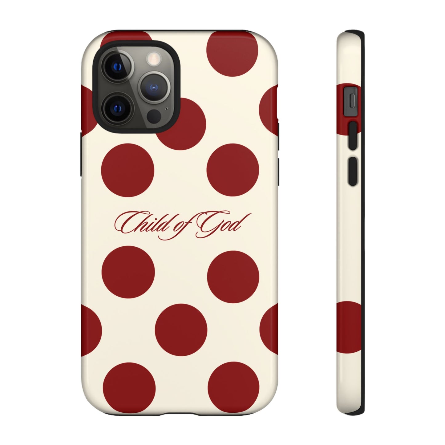 Child of God Red and Créame Phone Case