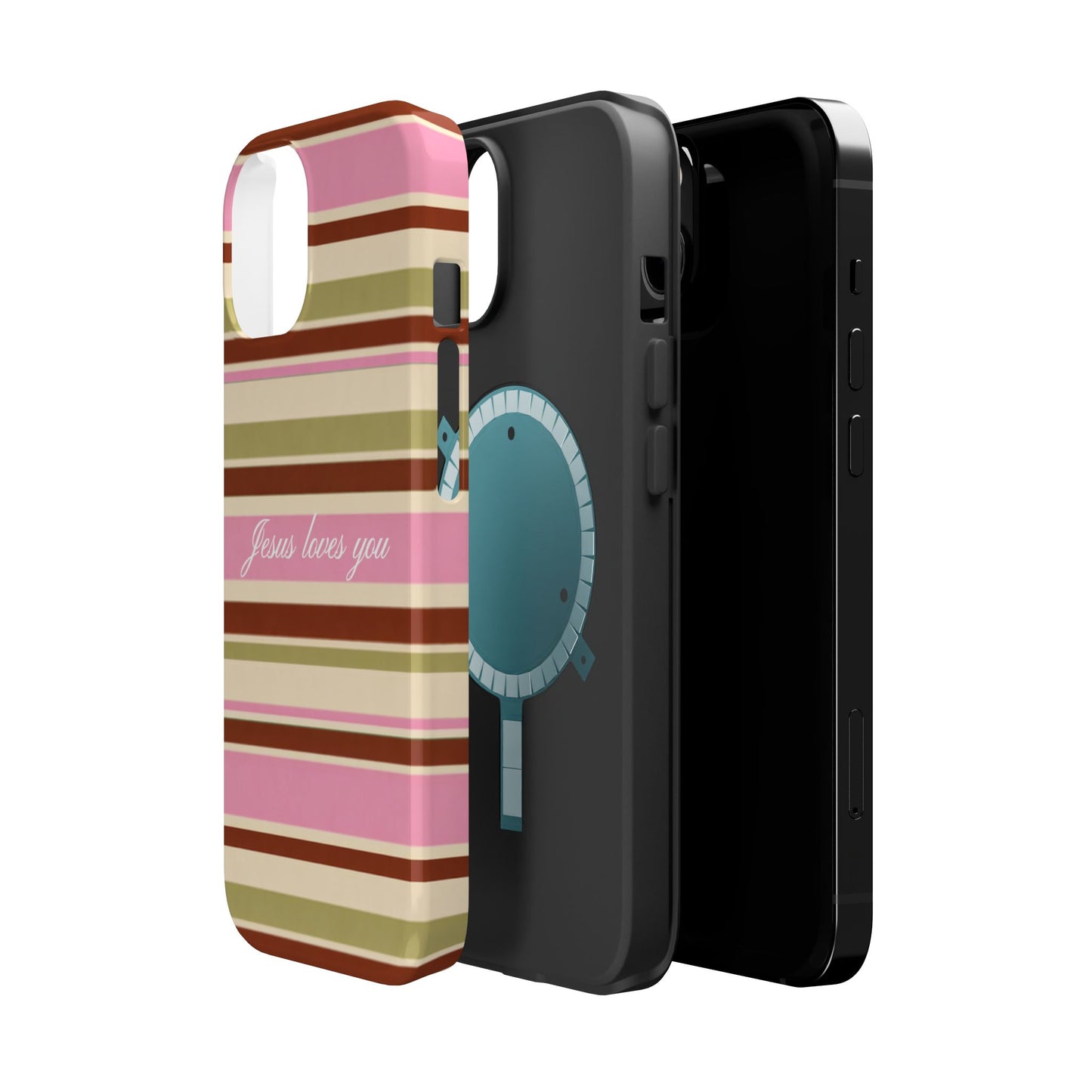 Jesus Loves You Neapolitan MagSafe Phone Case