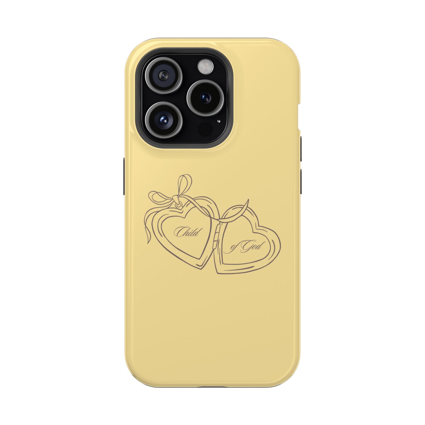 Child of God Butter Yellow Locket Phone Case MagSafe