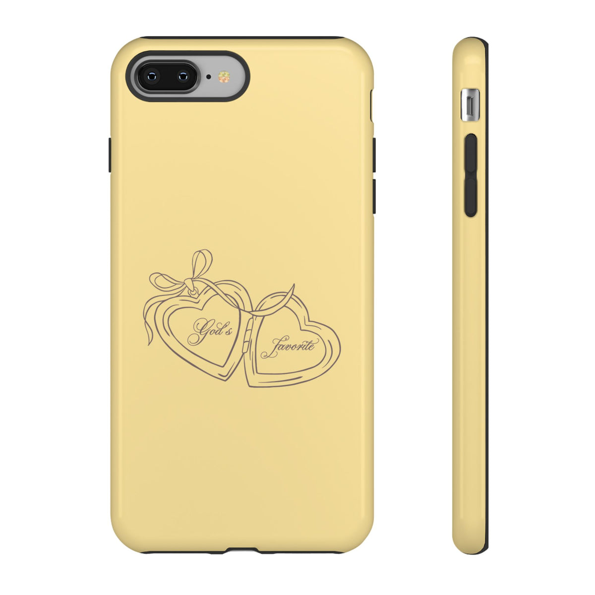 God’s favorite Butter Yellow Locket Phone Case