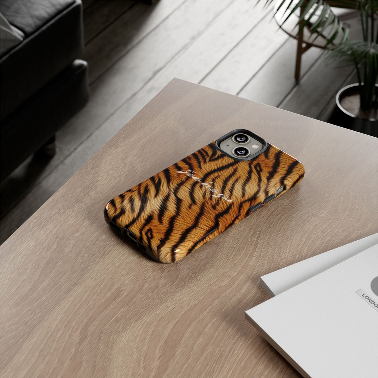 Jesus Loves You Tiger Phone Case