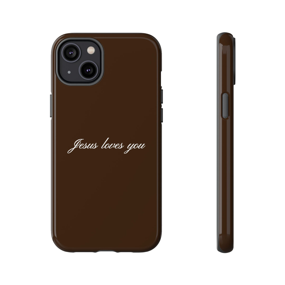Jesus loves you Espresso Phone Case
