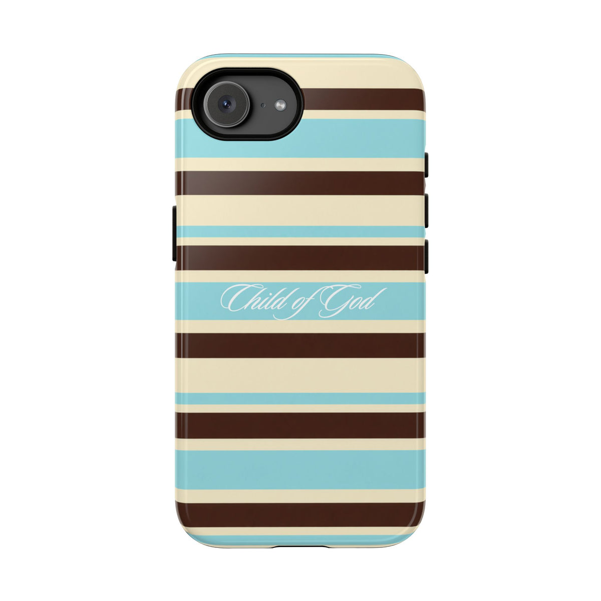 Child of God Aqua Stripe Phone Case